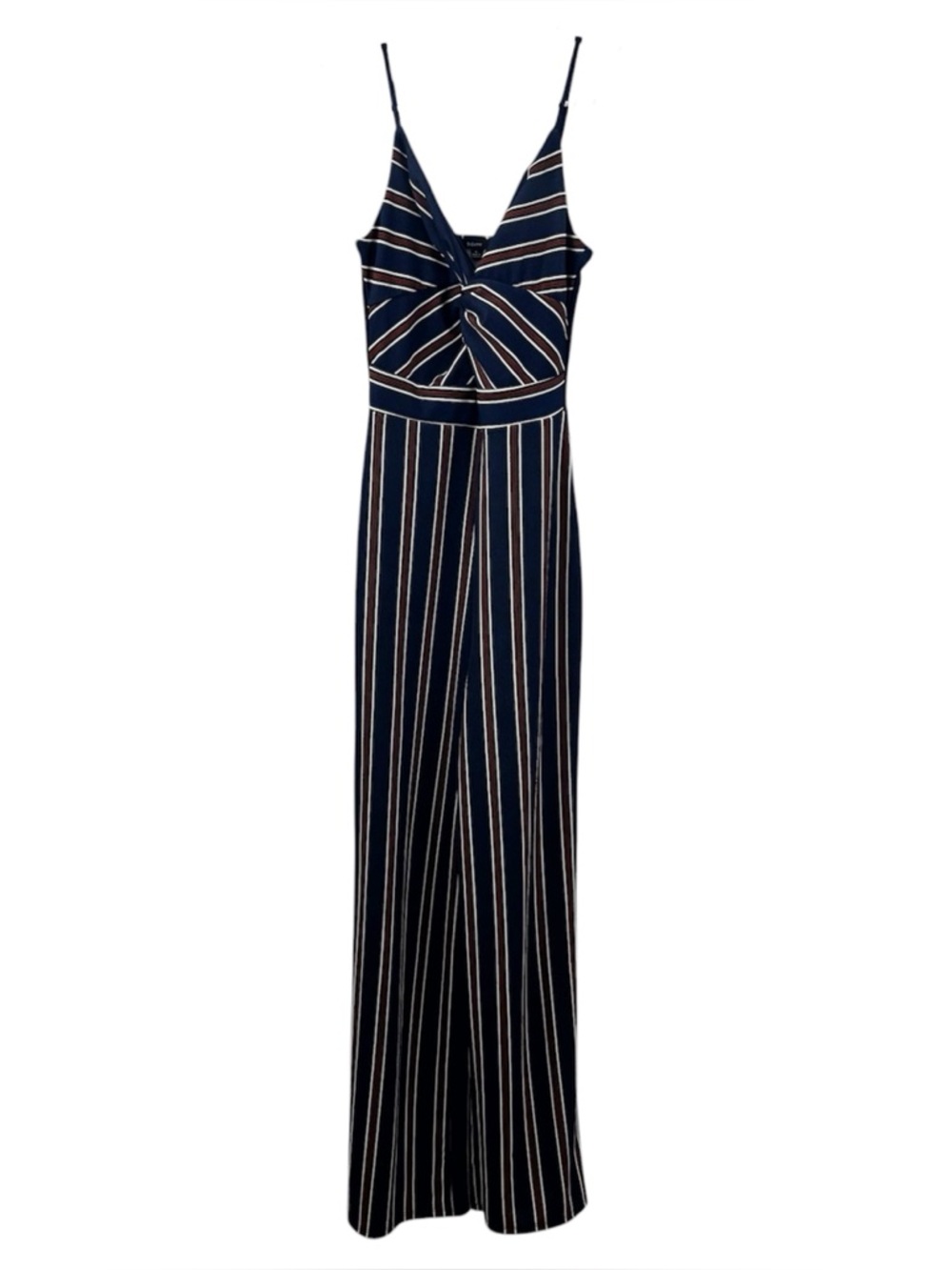 Blāshe Striped Sleeveless Jumpsuit